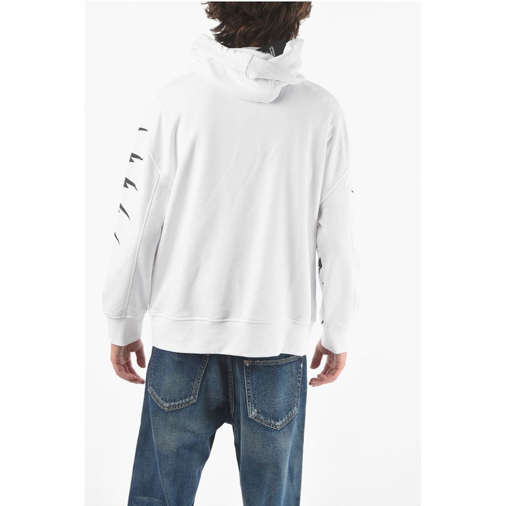 Neil Barrett Maxi Patch Pocket Front RADIAL FAIR-ISLE THUNDERBOLT Hoodie