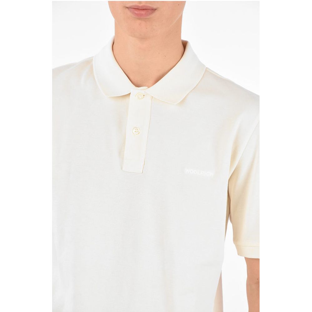 Woolrich Embroidered Logo Polo Collar T-Shirt
