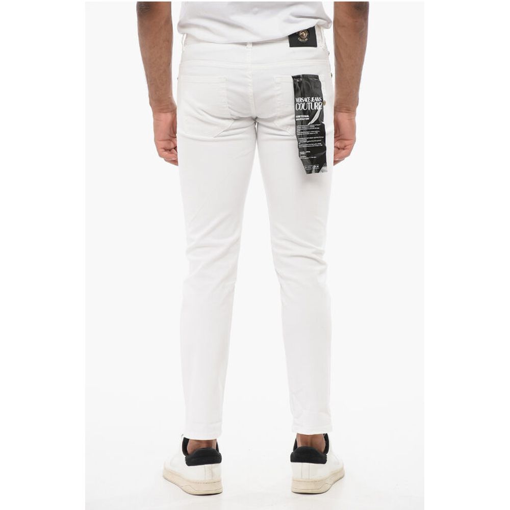 Versace JEANS COUTURE Skinny Fit Denims with Belt Loops 14cm