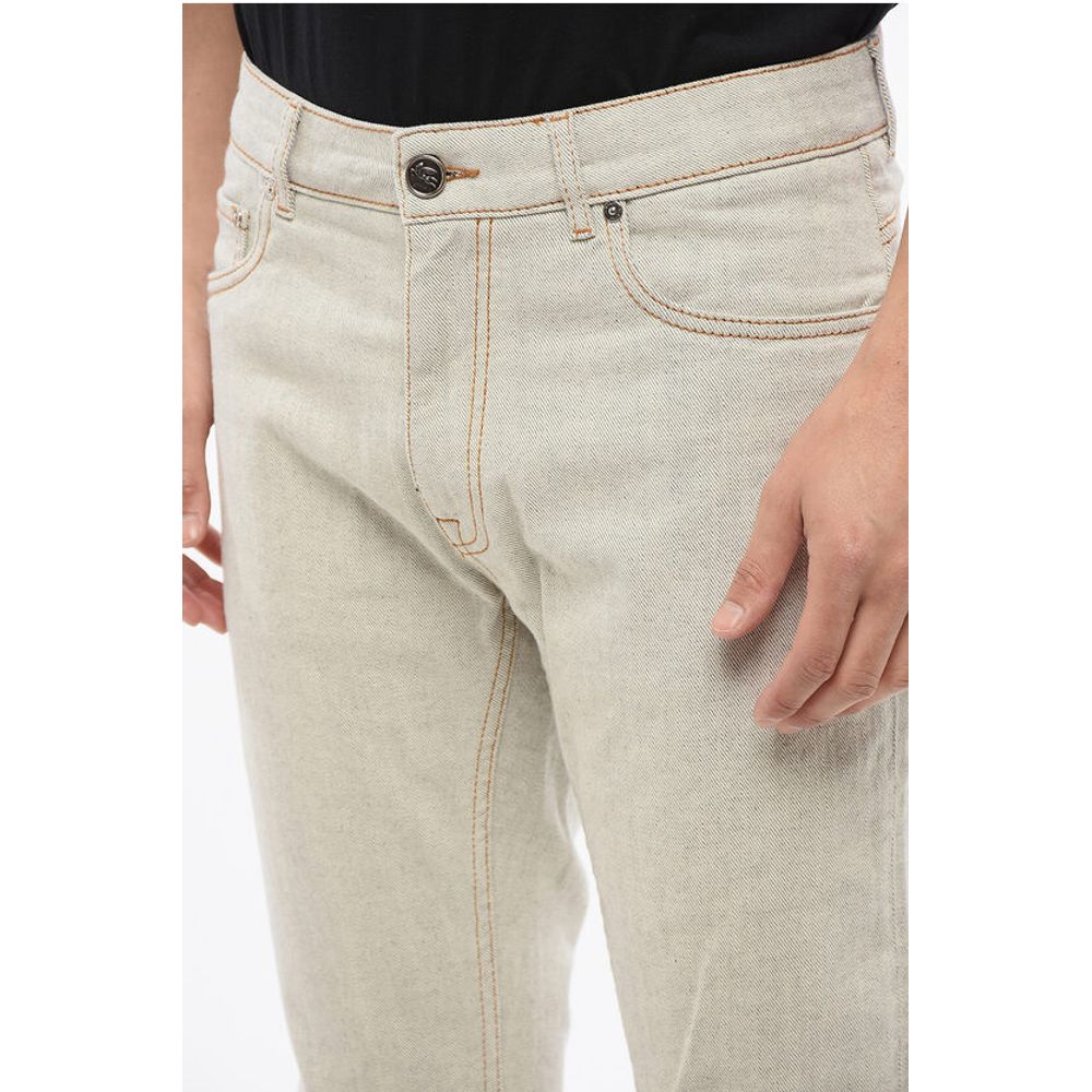 Etro Skinny Fit Denims with Logoed Back Pocket 18cm