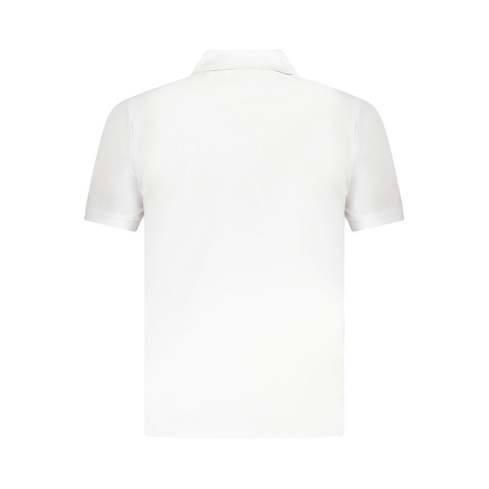 U.S. Grand Polo White Cotton Men Polo Shirt