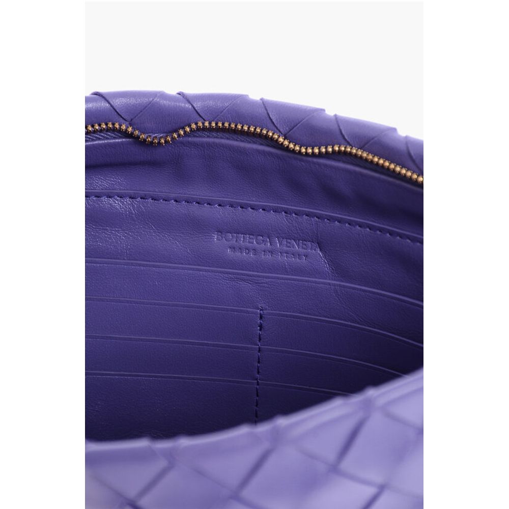 Bottega Veneta Leather INTRECCIO Clutch with Card Compartment