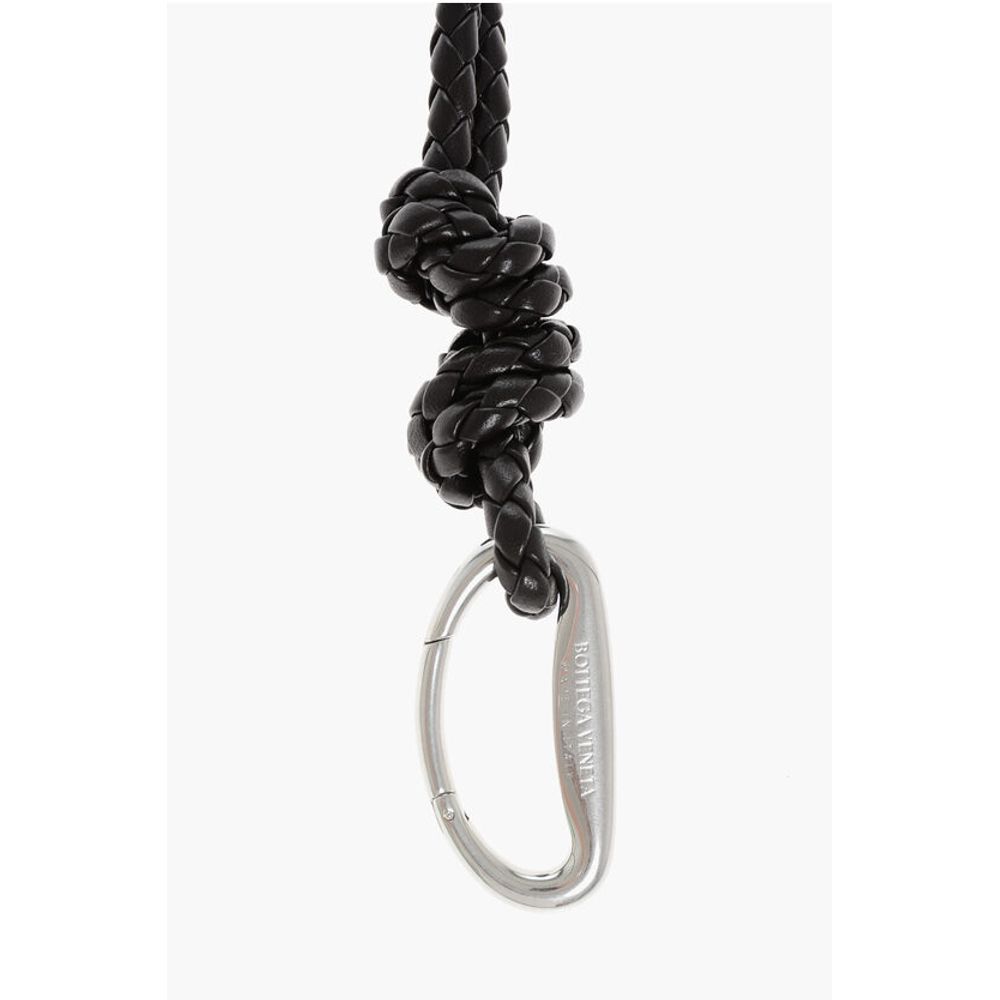 Bottega Veneta Woven Leather LOOP Keyring