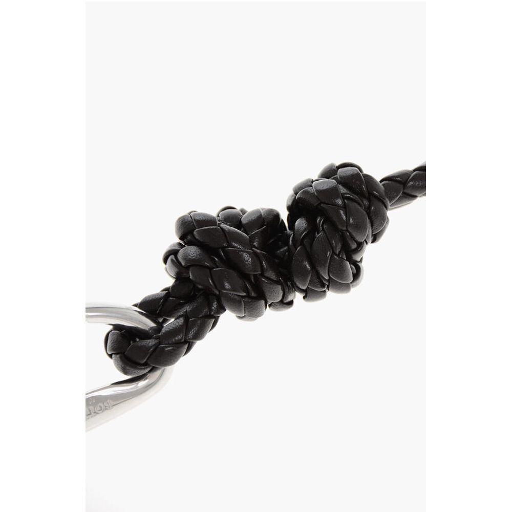 Bottega Veneta Woven Leather LOOP Keyring