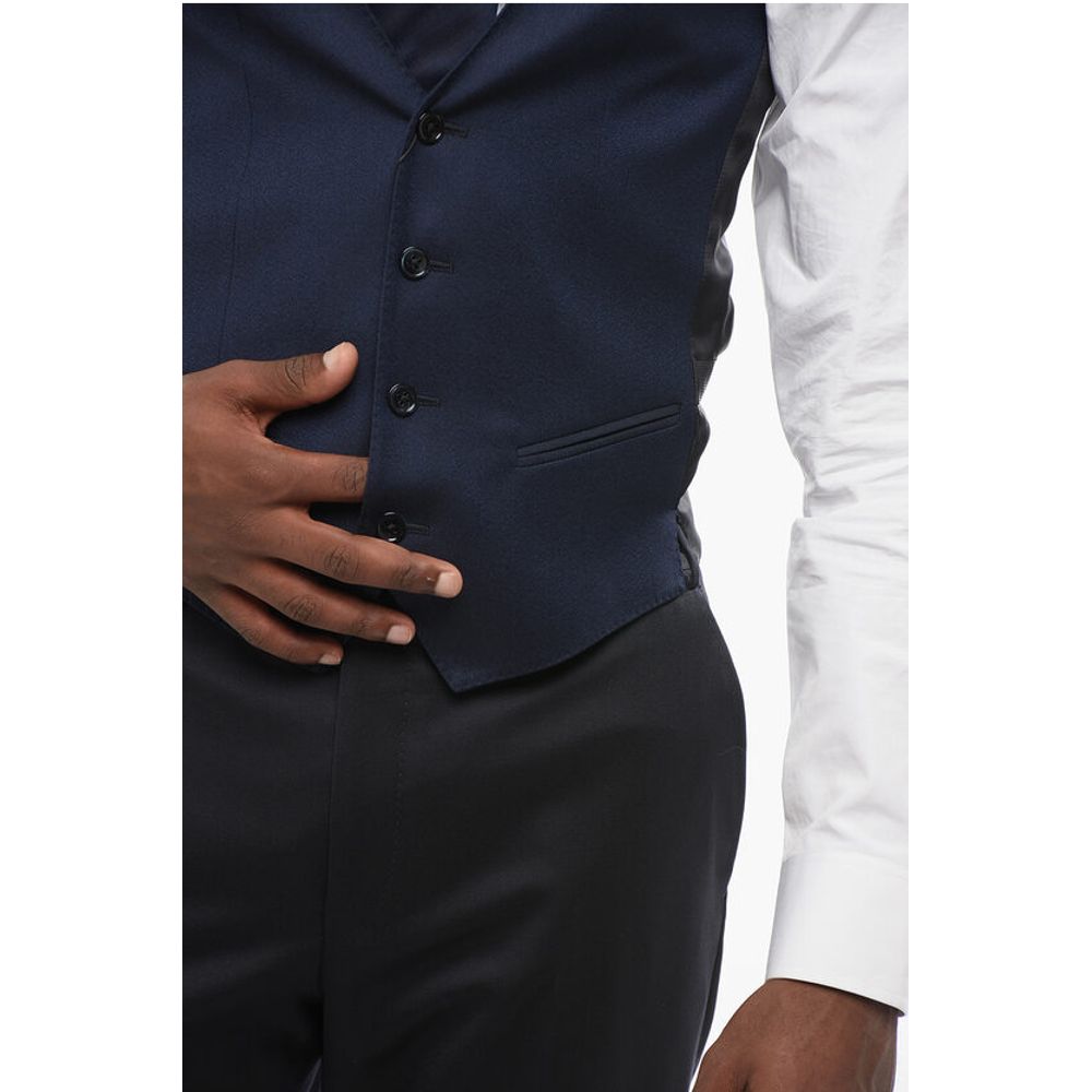 Corneliani CODE Wool 4 Buttons Vest