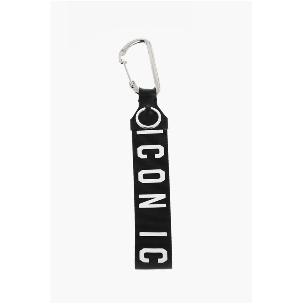 Dsquared² ICON Ribbon Keyring with Embossed Logo