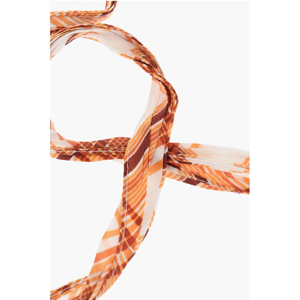 Dsquared² Patterned Silk Slim Foulard