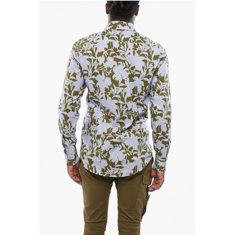 Dsquared² Floral Patterned Cotton Shirt