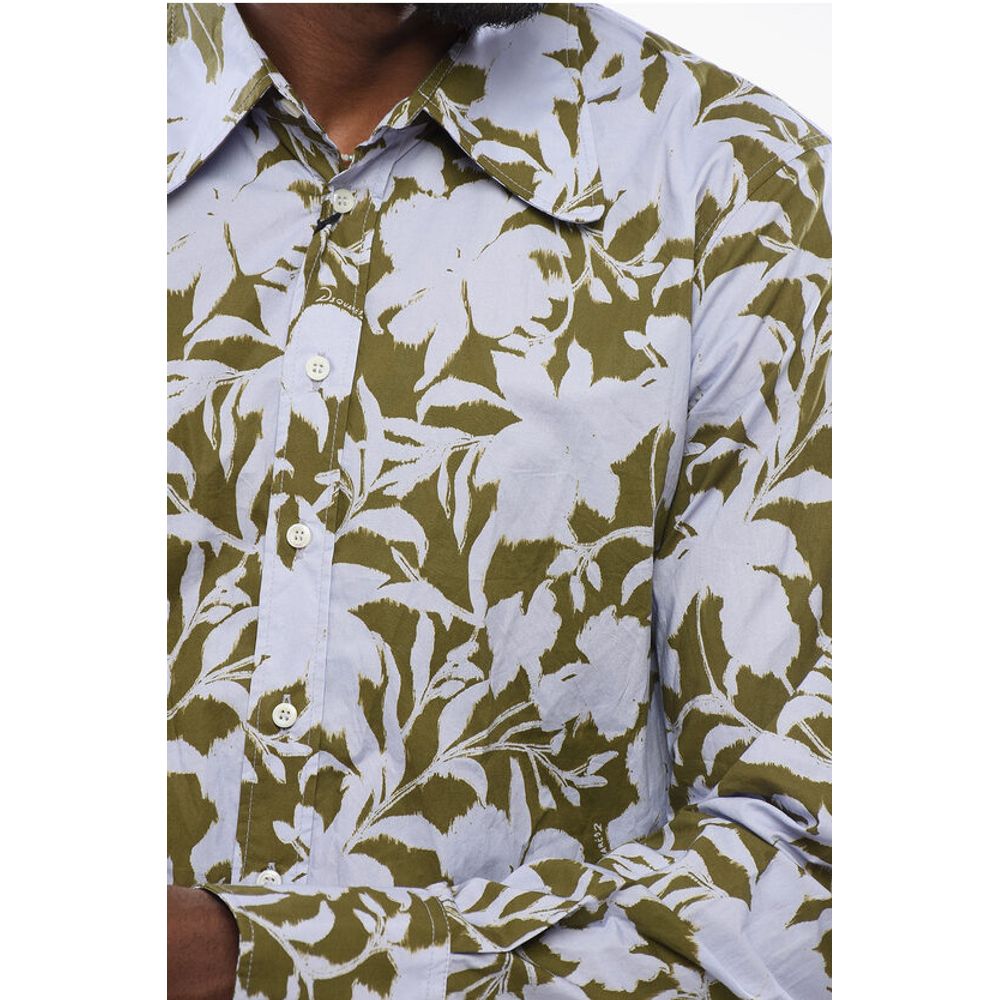 Dsquared² Floral Patterned Cotton Shirt