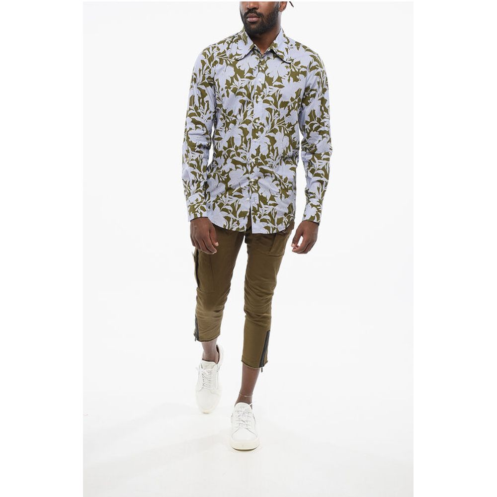 Dsquared² Floral Patterned Cotton Shirt