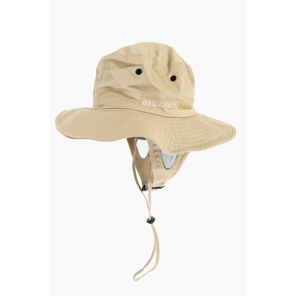 Dsquared² Solid Color Twill Bucket Hat