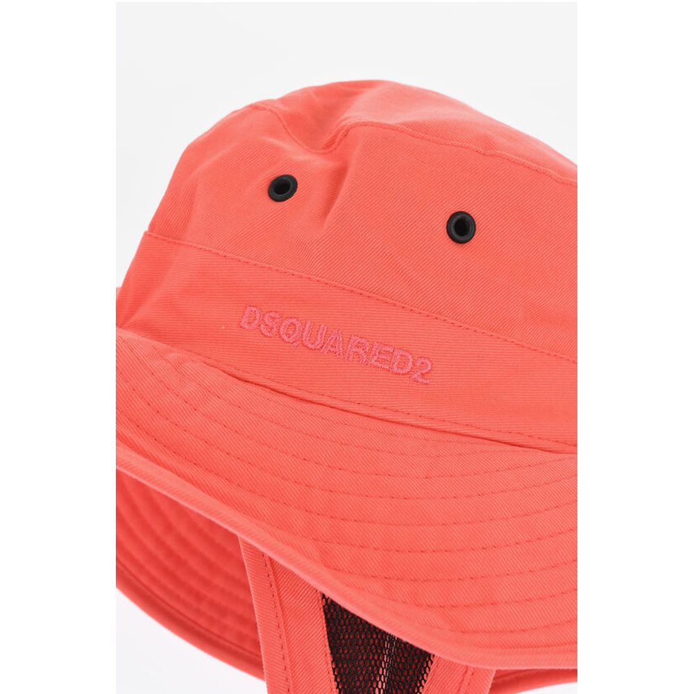 Dsquared² Solid Color Twill Bucket Hat