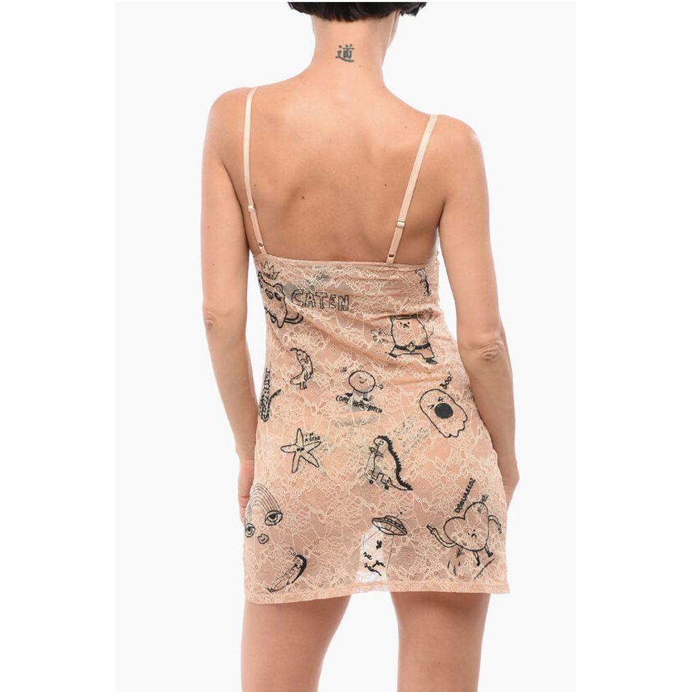 Dsquared² Lace Petticoat with Embroideries