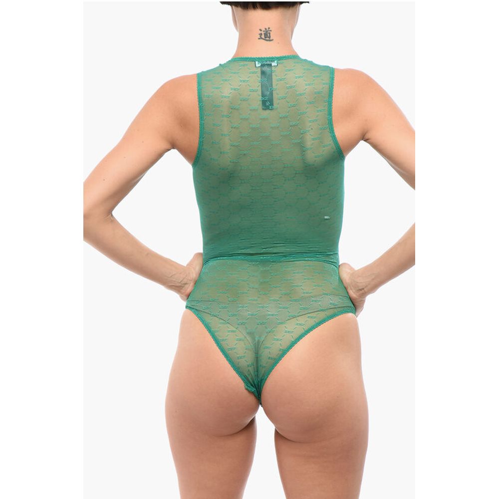 Dsquared² Monogram Lace Bodysuit