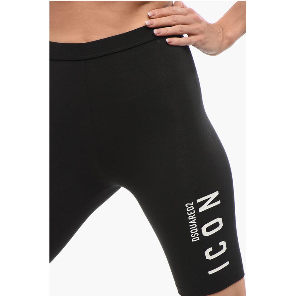 Dsquared² Underwear ICON Biker Leggings with Print