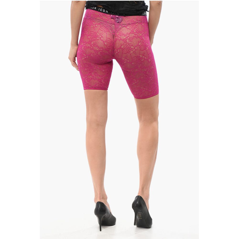 Dsquared² Underwear Lace Biker Leggings