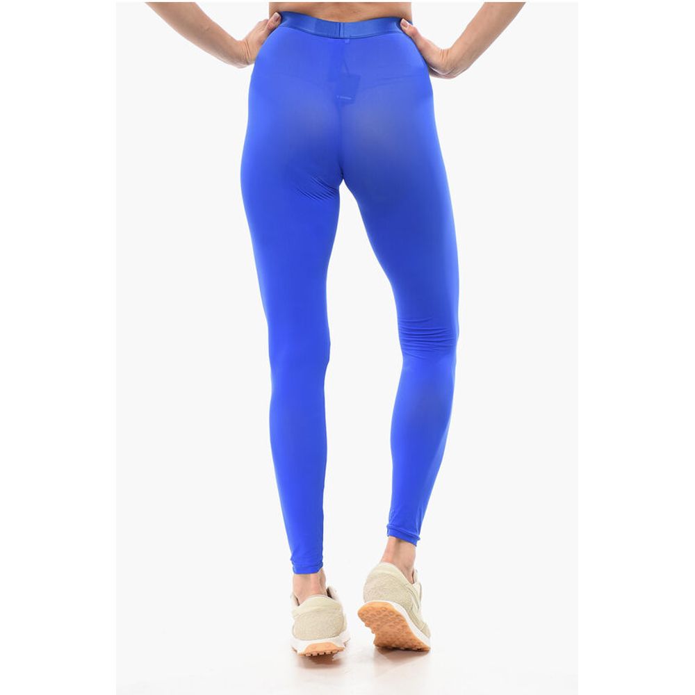 Dsquared² Underwear Microfiber Leggings with Logoed Elastic Band