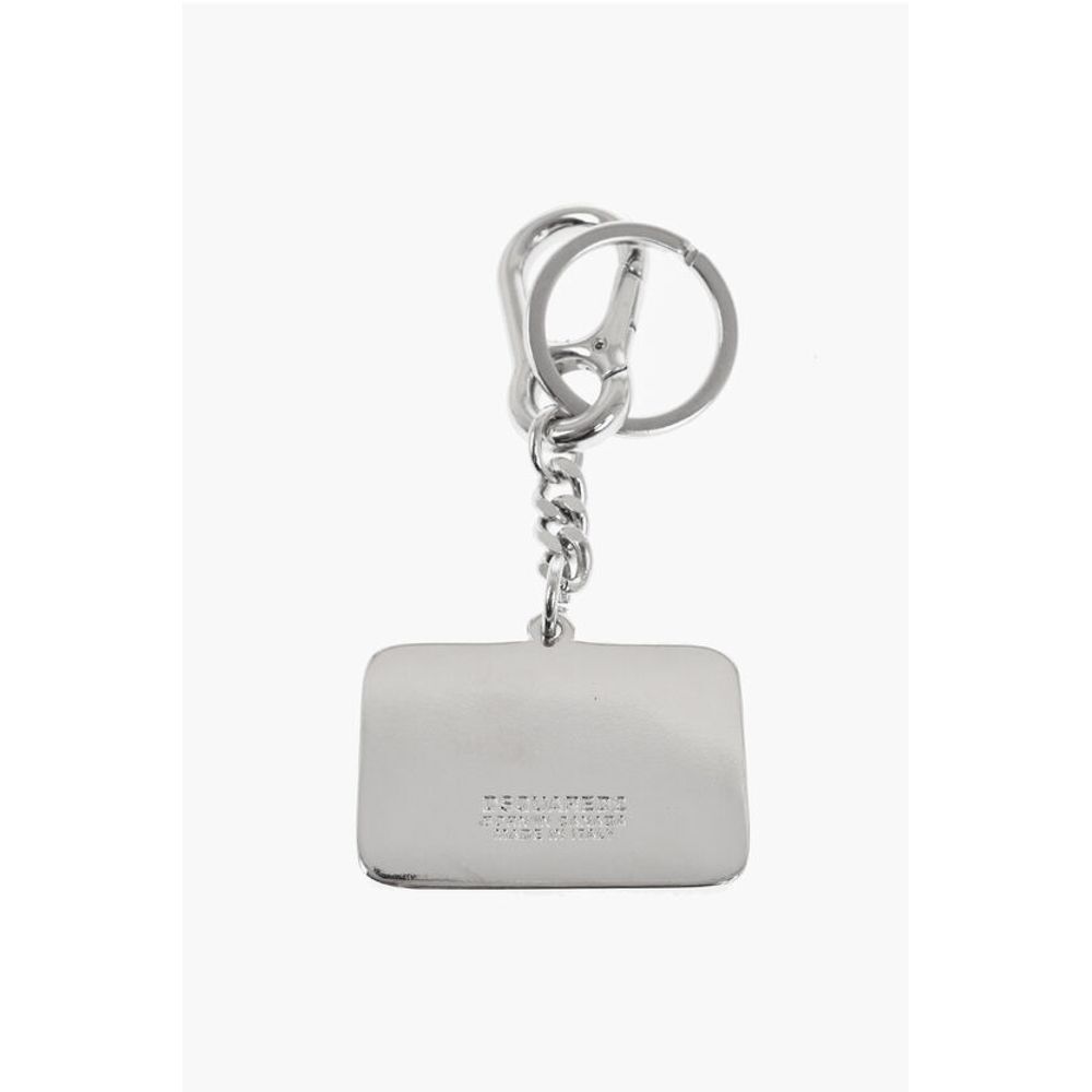 Dsquared² ICON Metal Keyring with Logoed Pendant