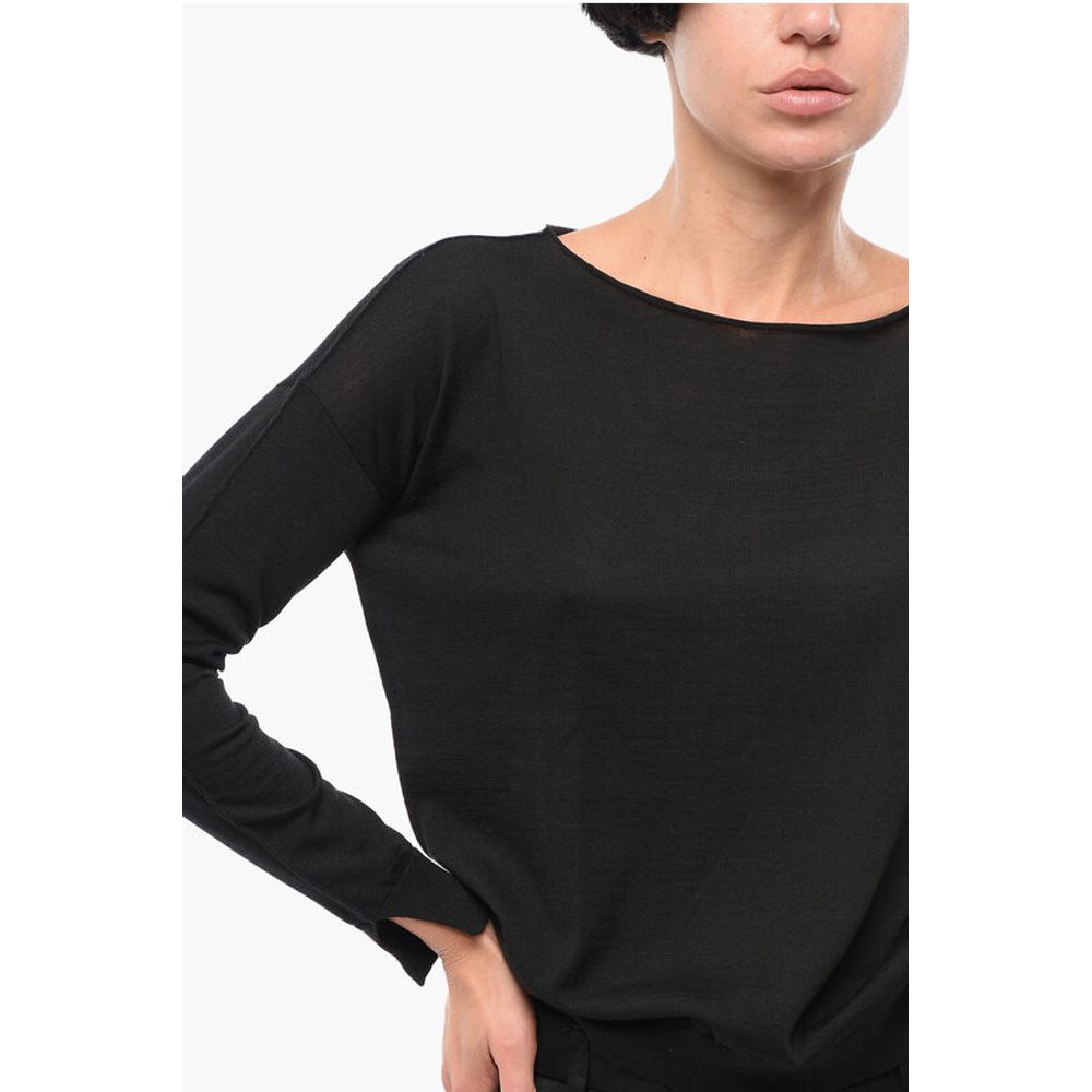 Roberto Collina Solid Color Merino Wool Sweater