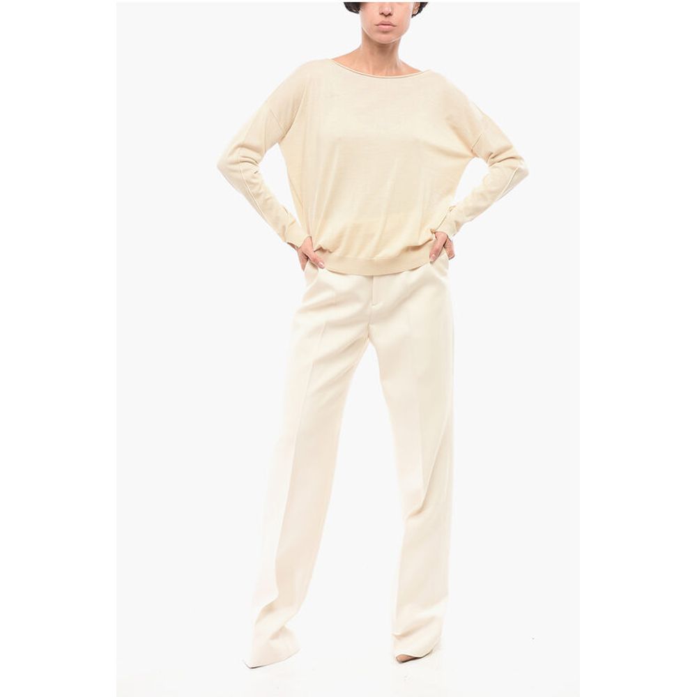 Roberto Collina Solid Color Merino Wool Sweater