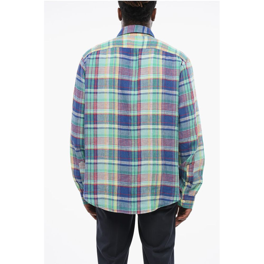 Polo Ralph Lauren Plaid Check Linen Saharan Shirt