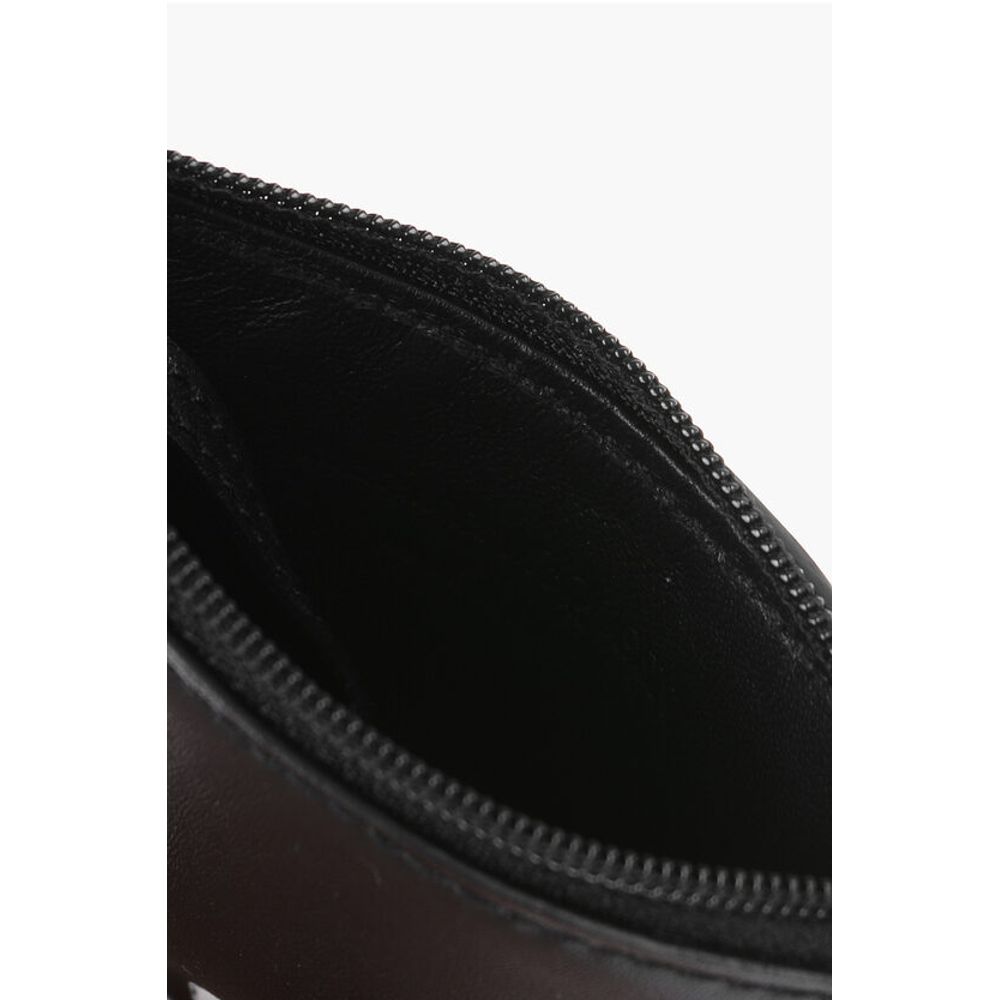 Alexander McQueen Leather Coin Holder With Logo