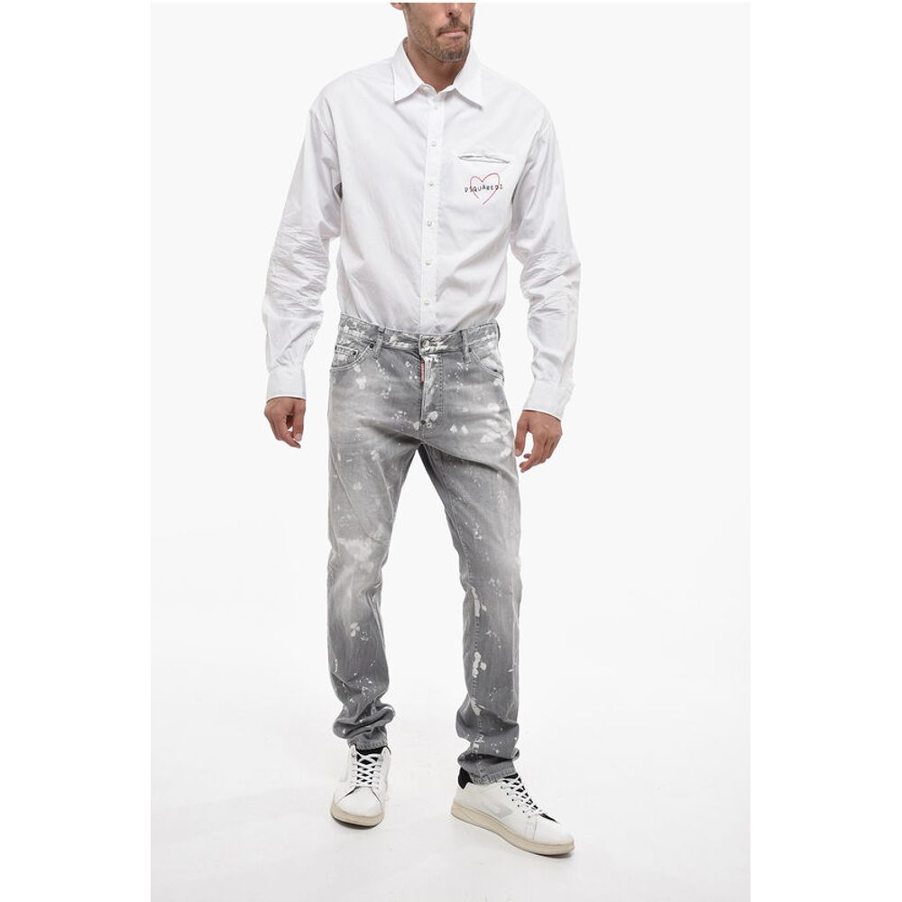 Dsquared² Tapered Fit Cool Guy Denims with Paint Motif