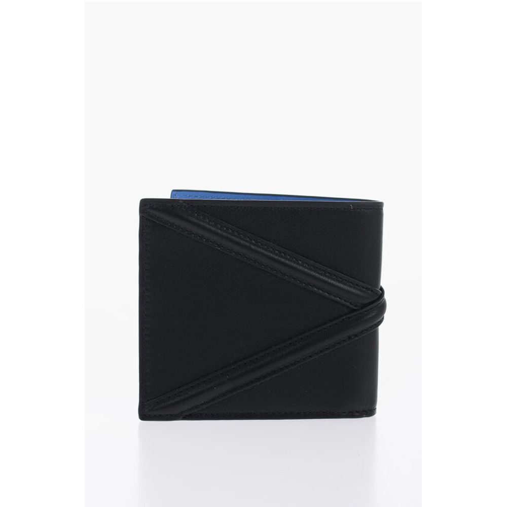 Alexander McQueen Leather Wallet with Contrasting Inner