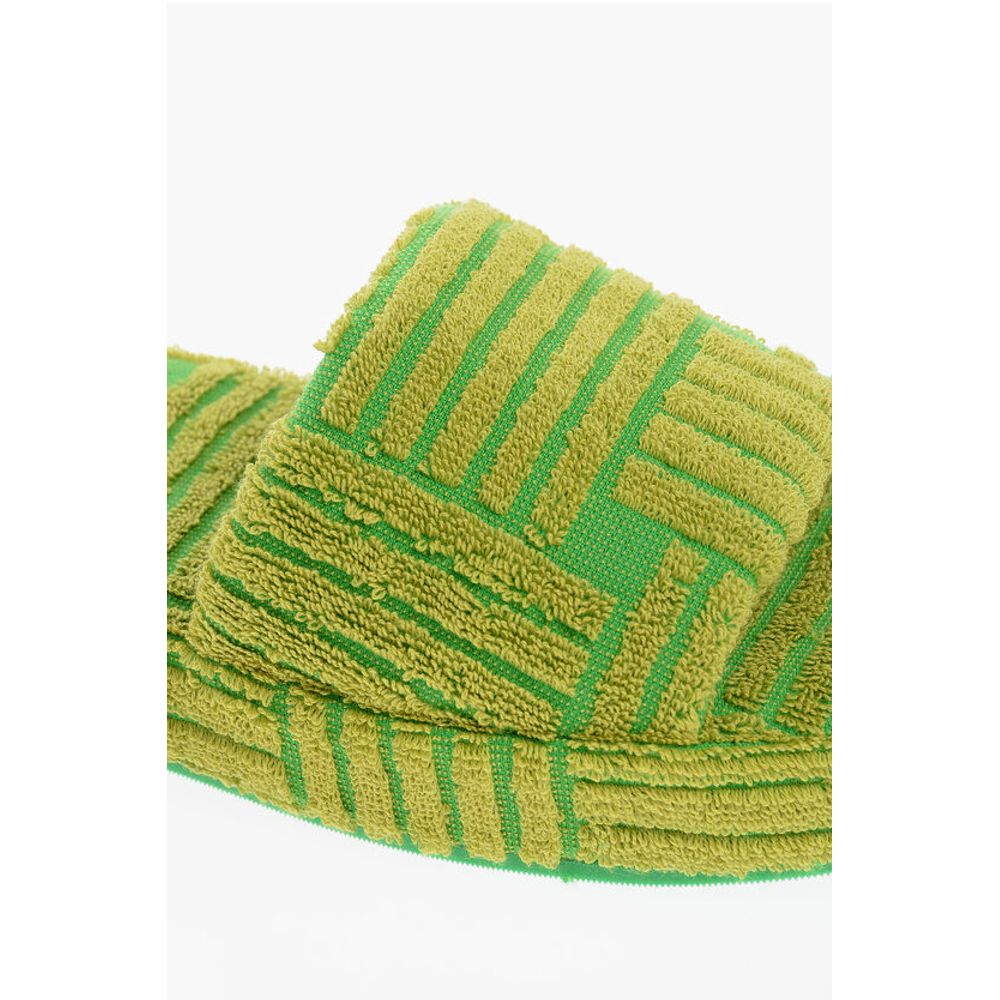 Bottega Veneta Jacquard Terry GEOMETRIC SPONGE Sliders