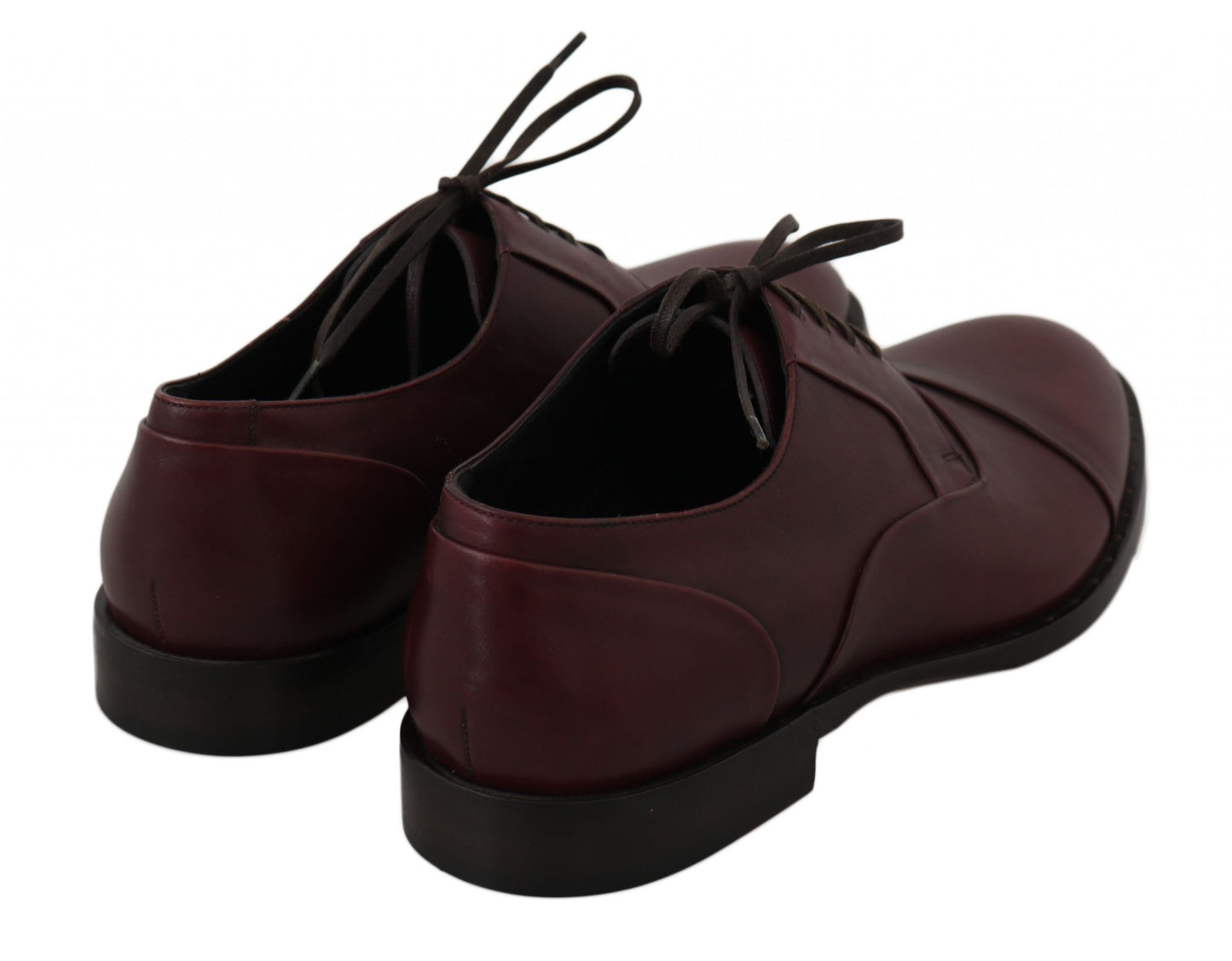 Dolce & Gabbana eleganti scarpe eleganti in pelle bordeaux