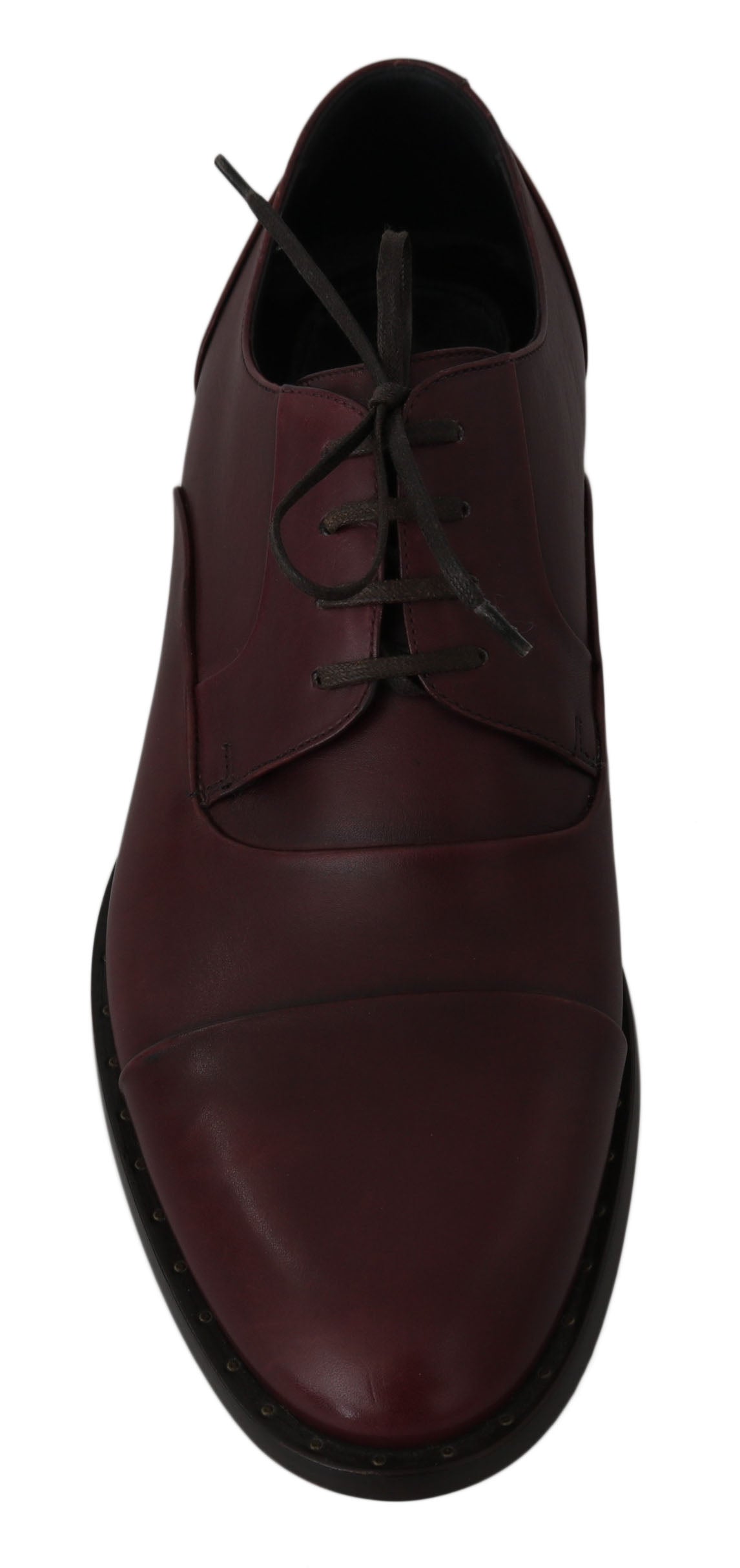 Dolce & Gabbana eleganti scarpe eleganti in pelle bordeaux