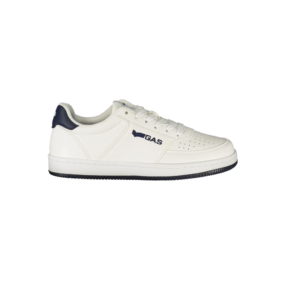 Gas White Polyester Women Sneaker