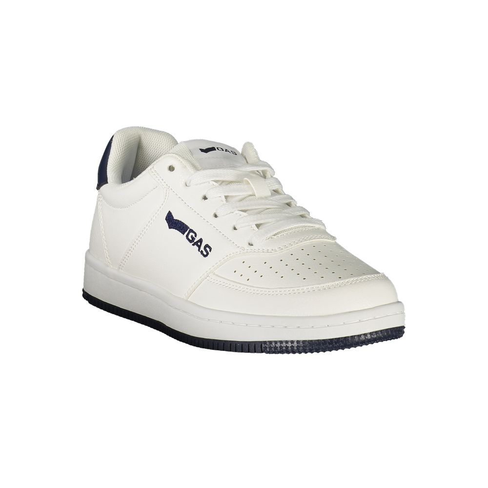 Gas White Polyester Women Sneaker
