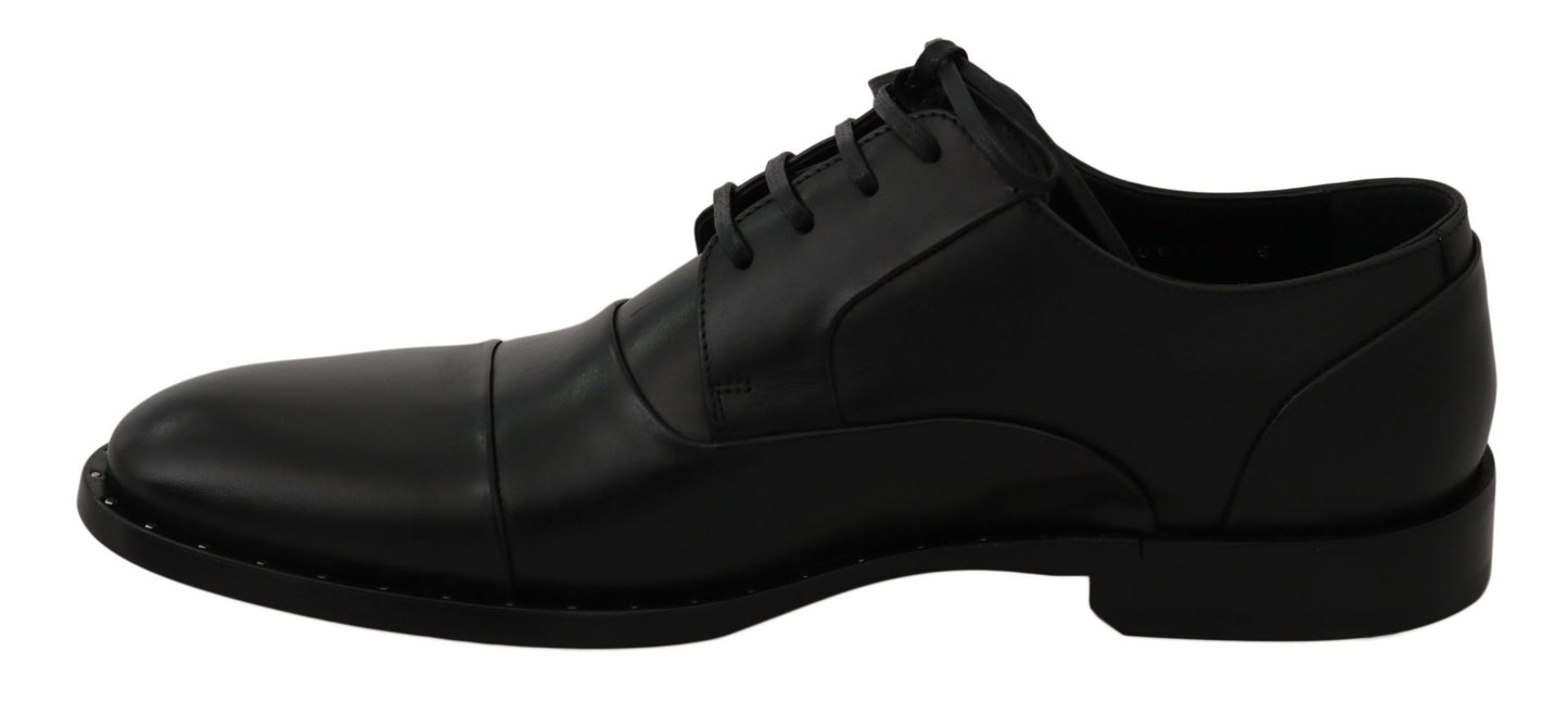 Dolce & Gabbana eleganti scarpe eleganti in pelle nera