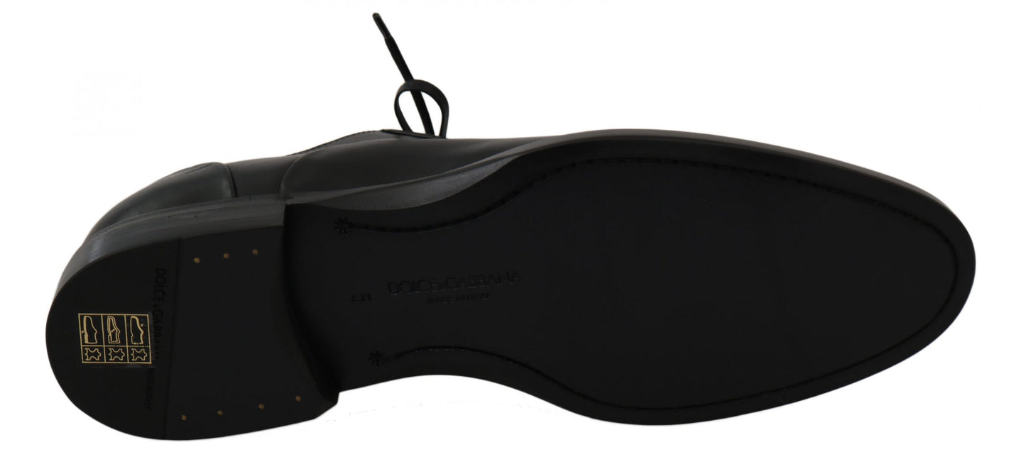 Dolce & Gabbana eleganti scarpe eleganti in pelle nera