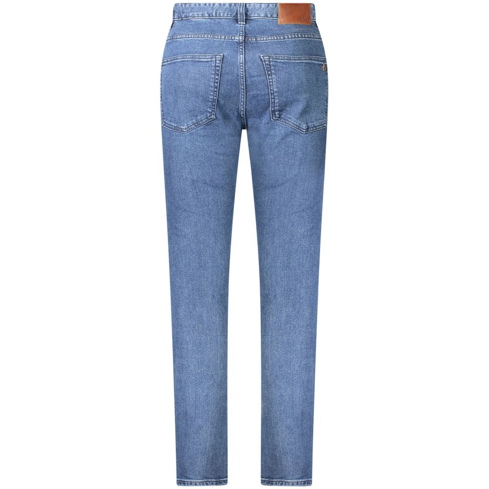 Hugo Boss Blue Cotton Jeans & Pant