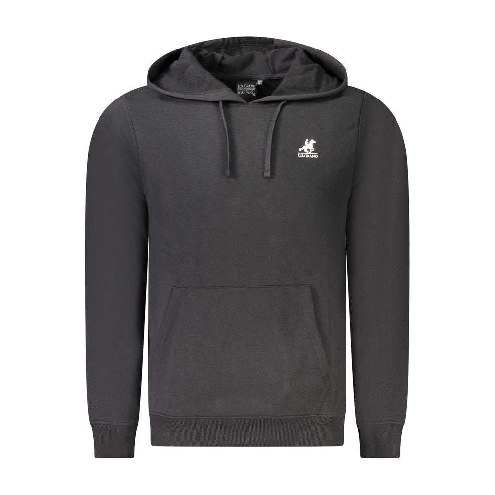 U.S. Grand Polo Black Cotton Sweater