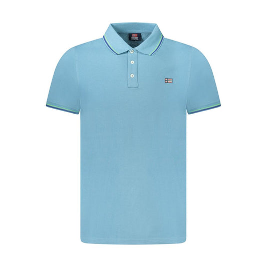 Norway 1963 Blue Cotton Polo Shirt