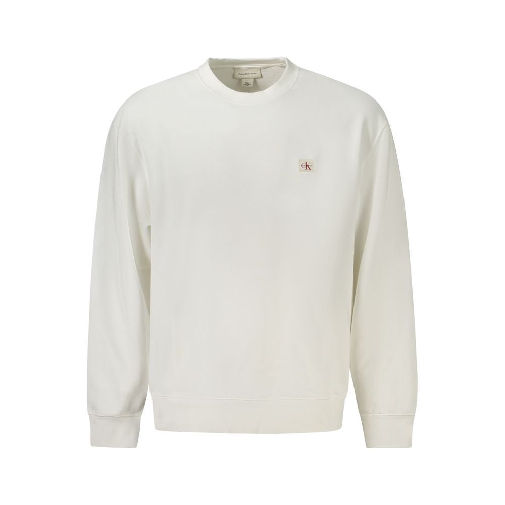 Calvin Klein White Cotton Sweater