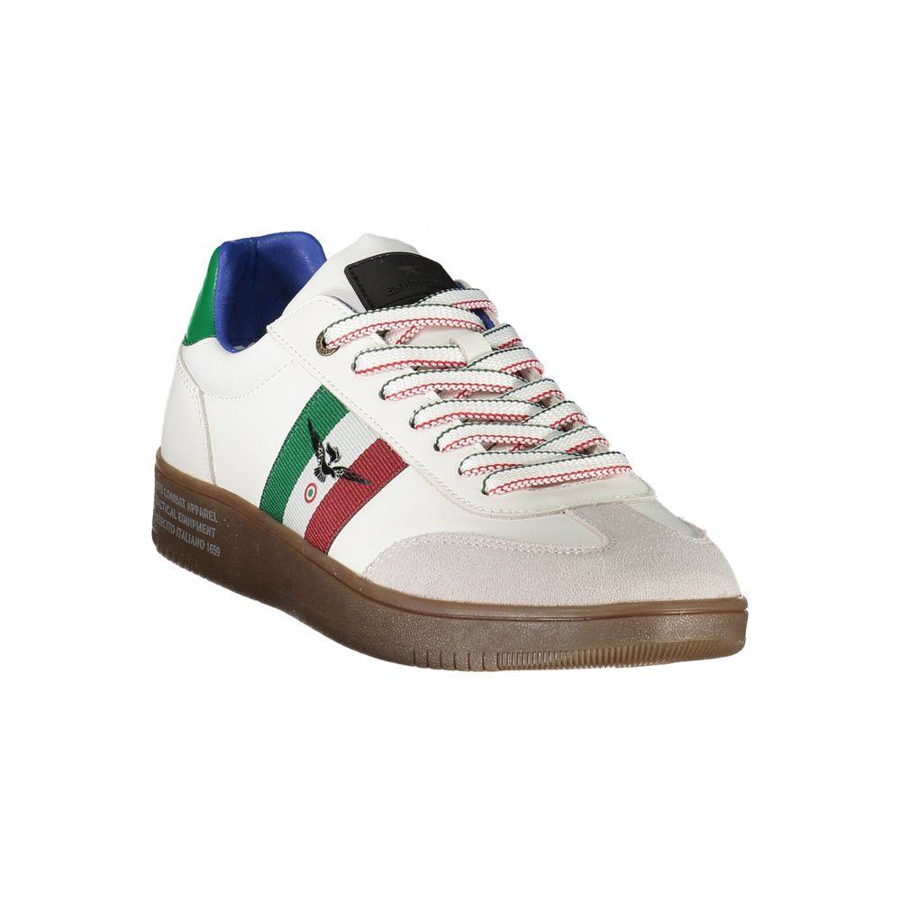 Esercito 1659 White Polyester Sneaker