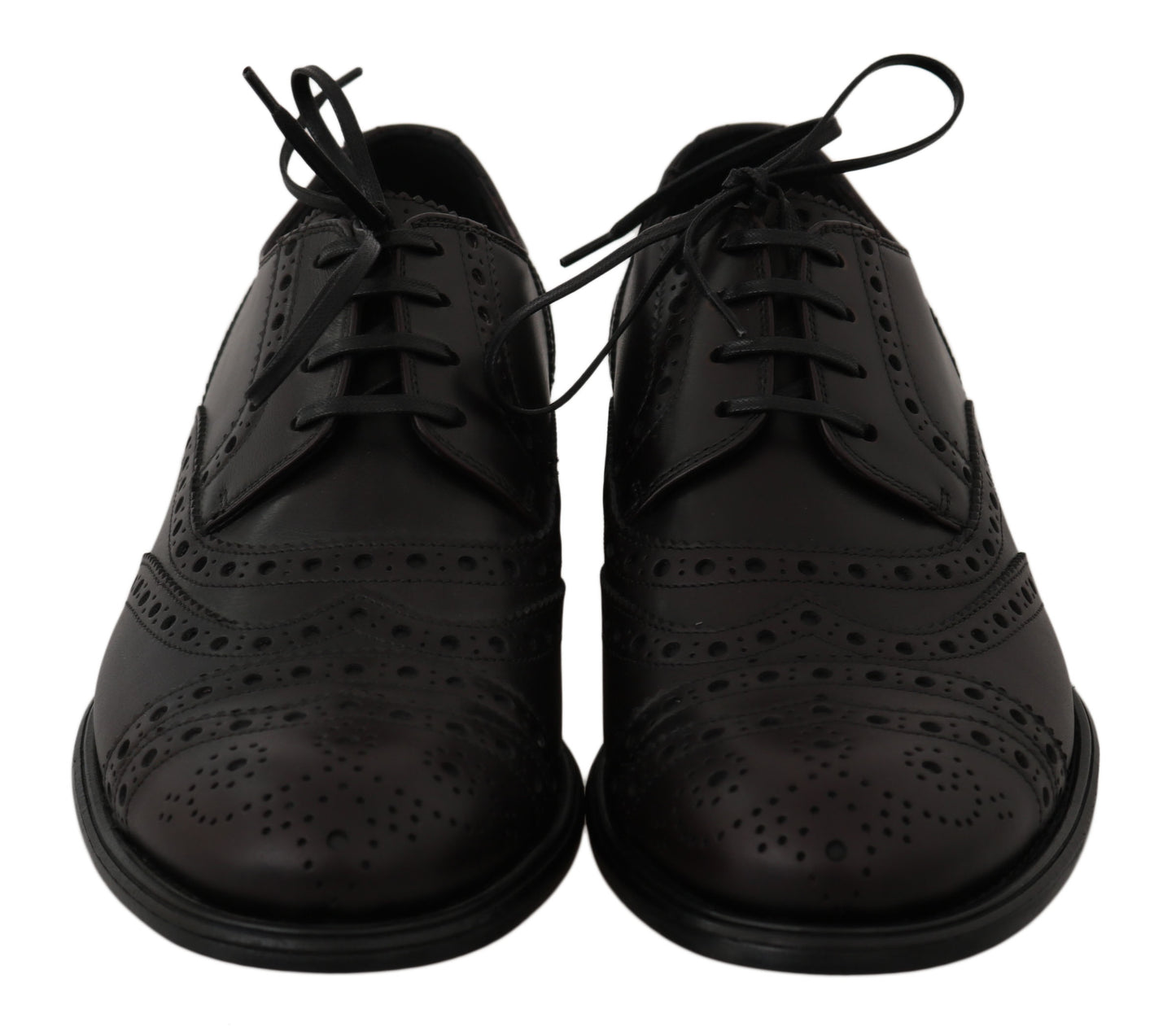 Dolce & Gabbana eleganti scarpe eleganti derby con punta alari bordeaux