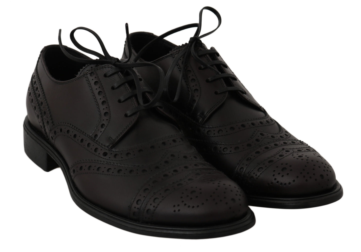 Dolce & Gabbana eleganti scarpe eleganti derby con punta alari bordeaux