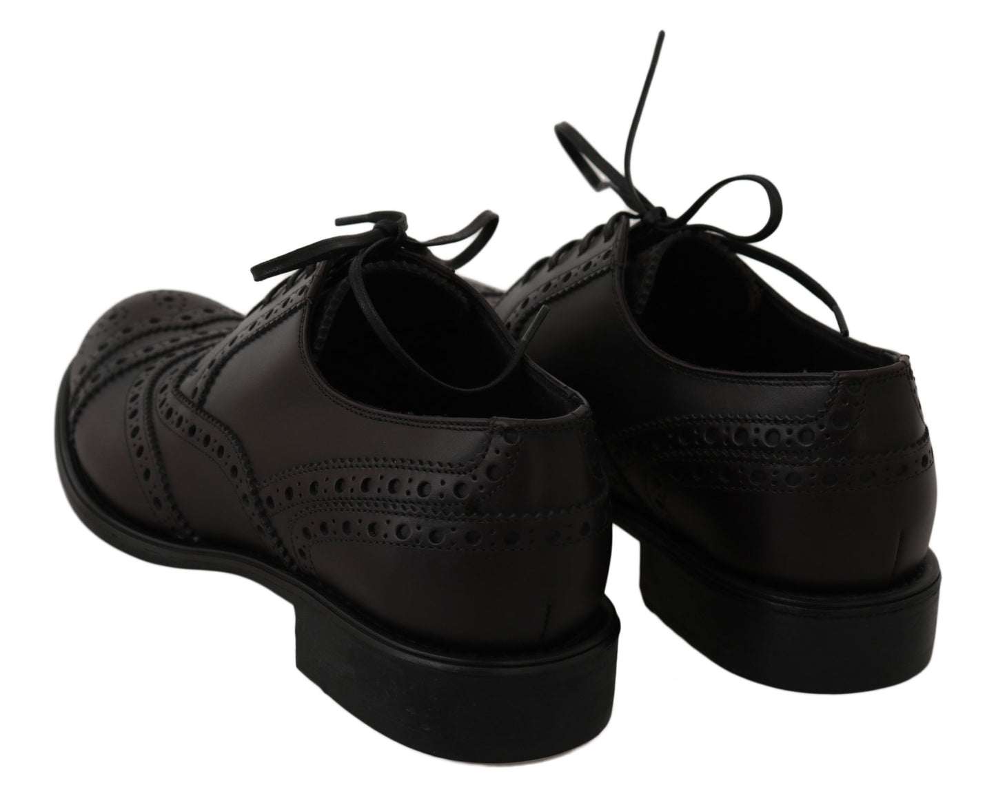 Dolce & Gabbana eleganti scarpe eleganti derby con punta alari bordeaux