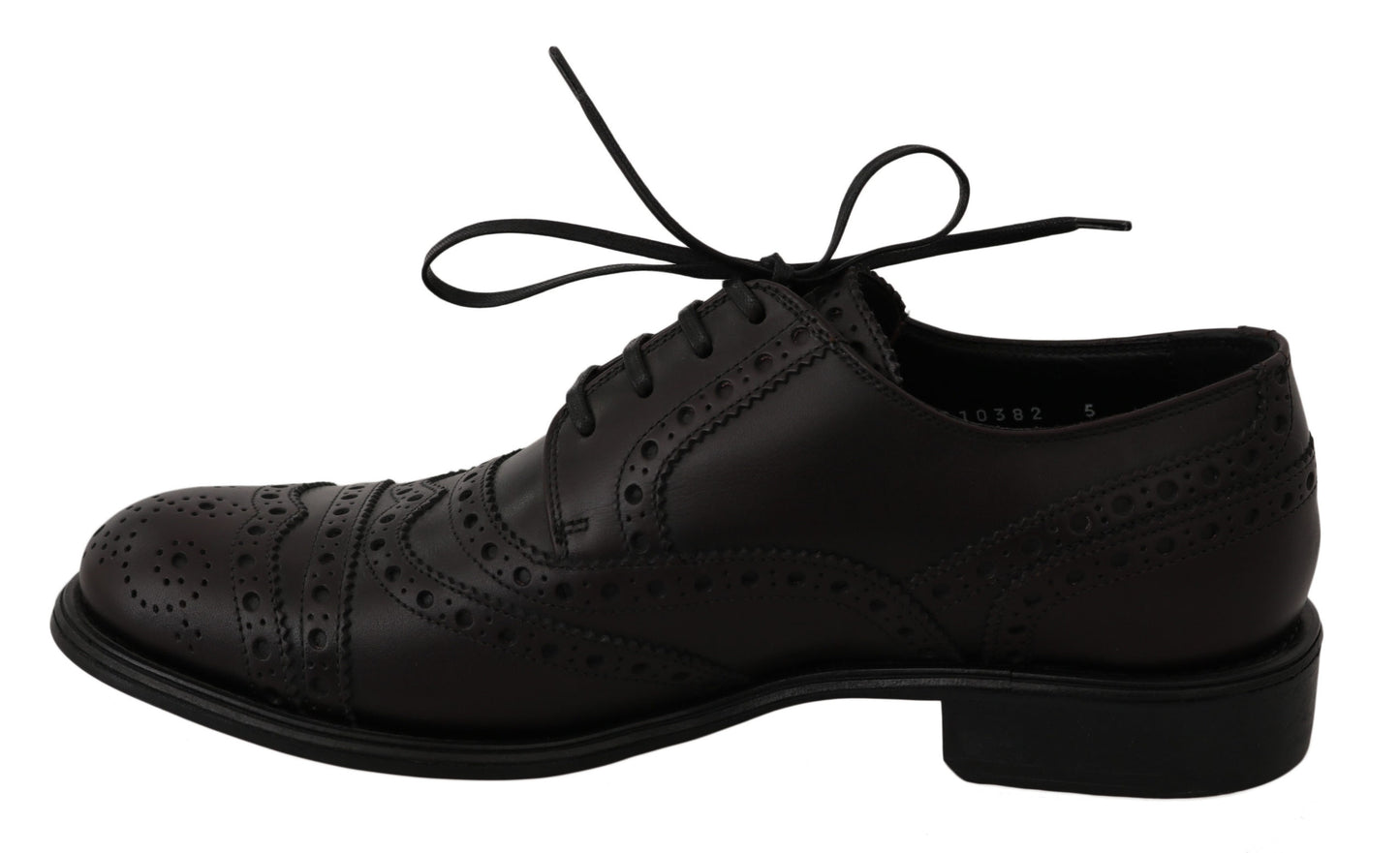 Dolce & Gabbana eleganti scarpe eleganti derby con punta alari bordeaux