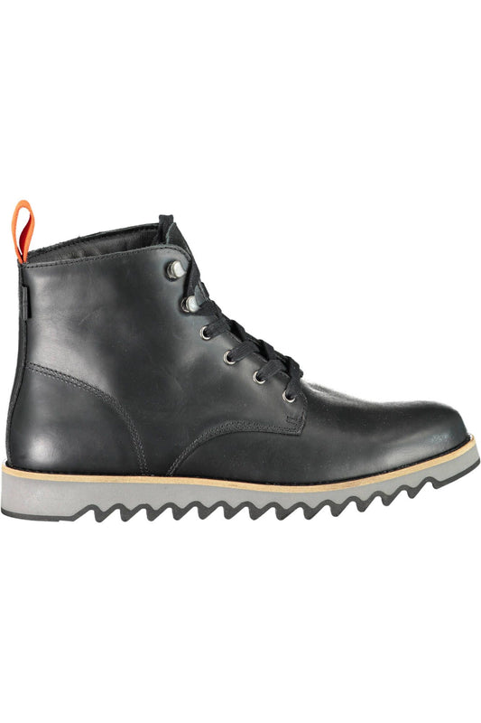 Levi's Elevated Black Ankle Boots with Contrasting Sole - PER.FASHION