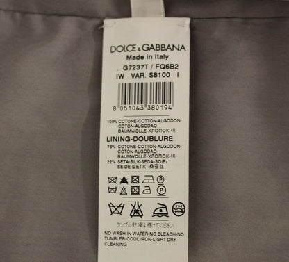 Dolce & Gabbana Elegant Gray Slim Fit Dress Vest - PER.FASHION