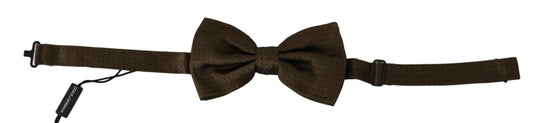 Dolce & Gabbana Elegant Silk Polka Dot Bow Tie - PER.FASHION