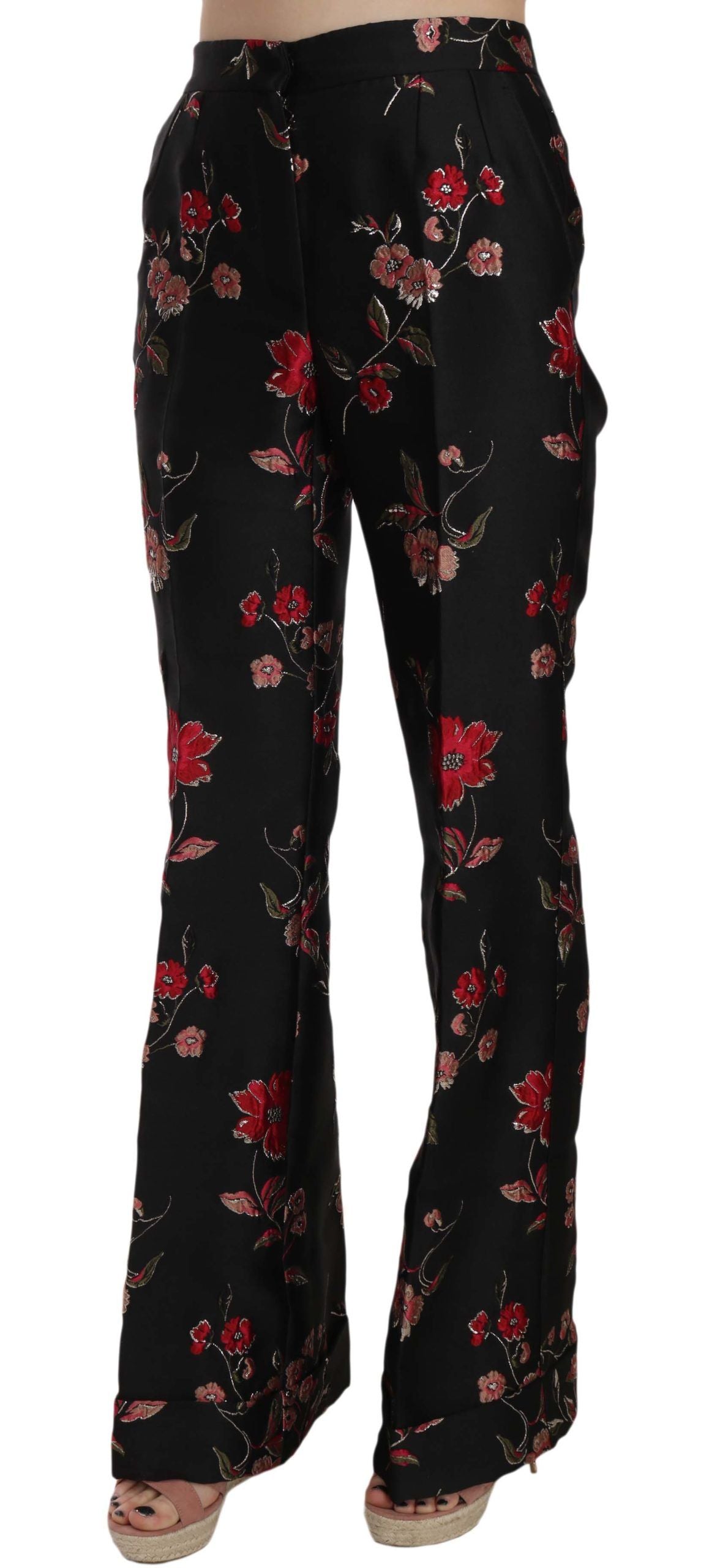 Dolce &amp; Gabbana Pantaloni eleganti con stampa floreale