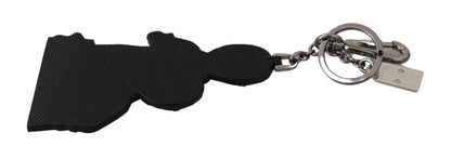 Dolce & Gabbana Elegant Tricolor Leather Keychain