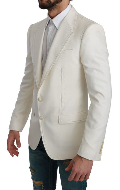 Dolce &amp; Gabbana Blazer elegante slim fit in lana vergine